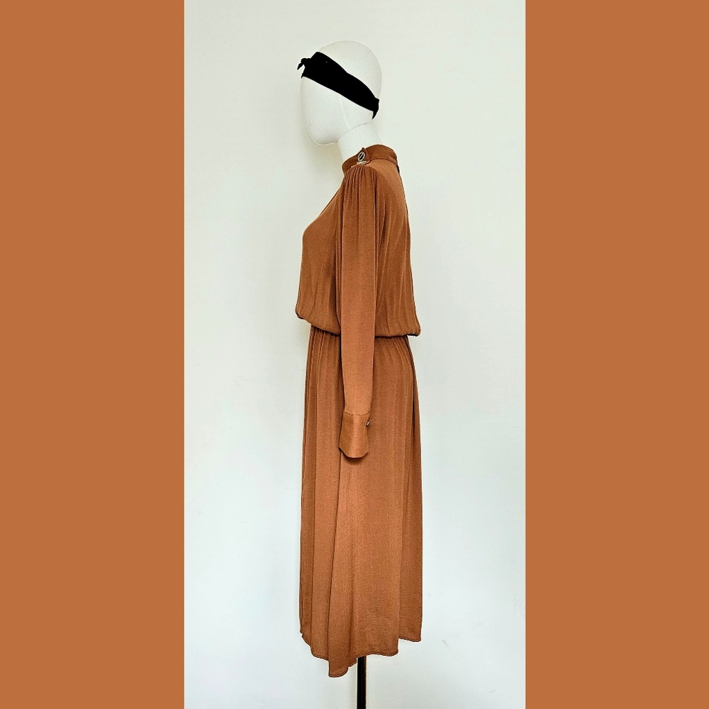 ZARA Midi Dress with Shoulder Details - Picture 2 of 13